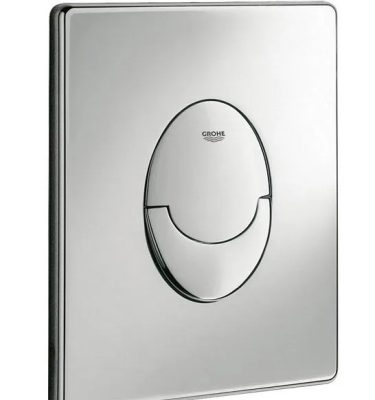 לחצן אובלי למיכל הדחה אנכי 38505 | גרואה GROHE