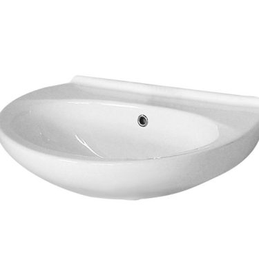 כיור פלמה 51 לבן + חור לברז 402014 חמת