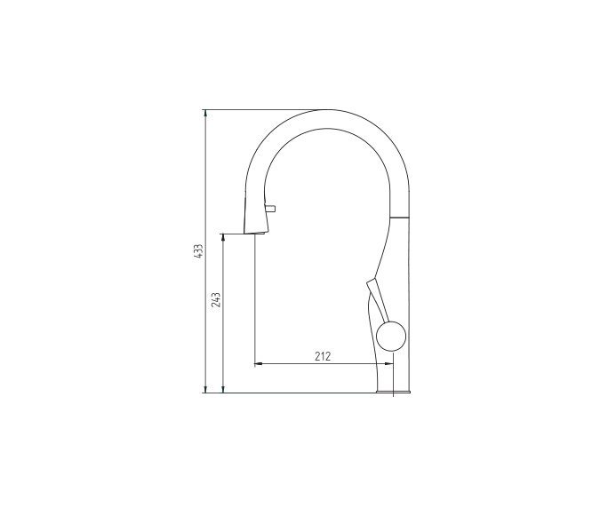 ברז מטבח Pull Down 304869 אימג'ין חמת – תמונה 2