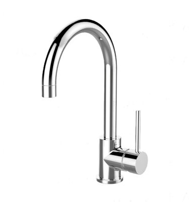 ברז ברבור בינוני לכיור עם ידית צד 3316 קאג