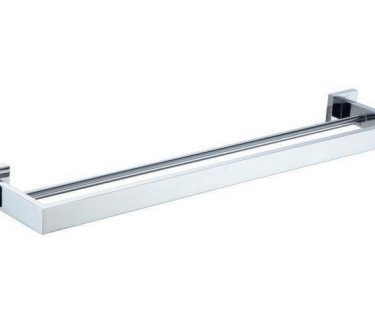 מוט כפול ניקל מוברש 60 ס"מ 30248ST אפולו